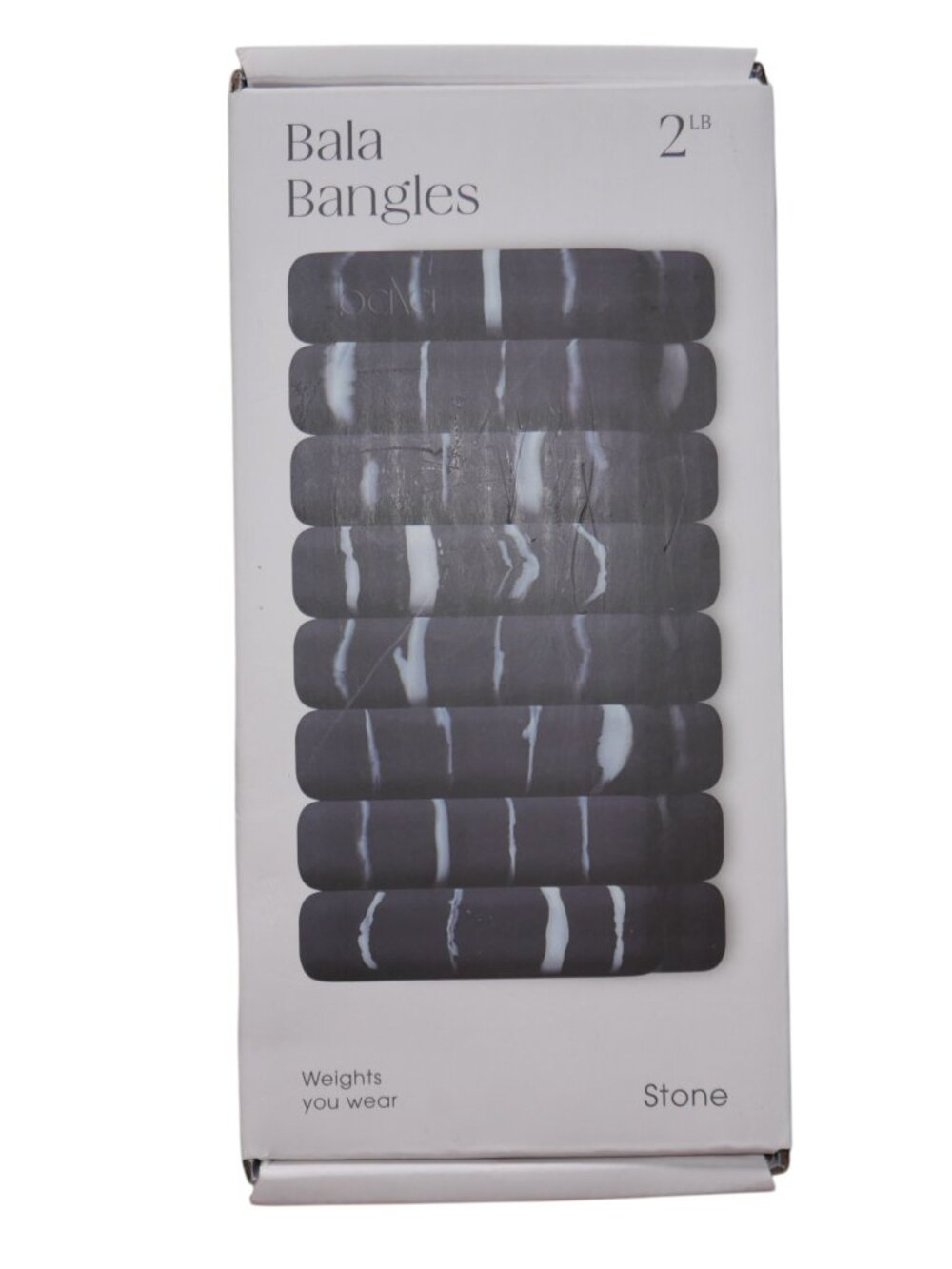 Bala Bangles 2Lb Each Wrist Ankle Weights Marble Stone Yoga Pilates Crossfit New - Picture 3 of 7